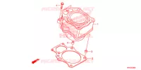 CYLINDRE pour Honda FOURTRAX 420 RANCHER 2X4 Electric Shift de 2013