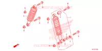 AMORTISSEUR AVANT pour Honda FOURTRAX 420 RANCHER 4X4 AT de 2013