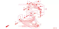 TRIANGLES AVANT (2WD) pour Honda FOURTRAX 420 RANCHER 2X4 BASE de 2013