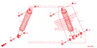 AMORTISSEUR AVANT pour Honda FOURTRAX 500 FOREMAN RUBICON Hydrostatic de 2014