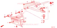 TRIANGLES AVANT pour Honda FOURTRAX 500 FOREMAN RUBICON Hydrostatic de 2014