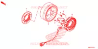 ALTERNATEUR pour Honda FOURTRAX 500 FOREMAN RUBICON Power Steering de 2014