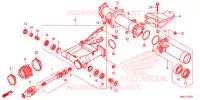 BRAS OSCILLANT pour Honda FOURTRAX 500 FOREMAN RUBICON Power Steering de 2014