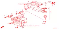 TRIANGLES AVANT pour Honda FOURTRAX 500 FOREMAN RUBICON Power Steering de 2014