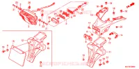 FEU ARRIERE pour Honda CROSSRUNNER 800 GREY de 2013