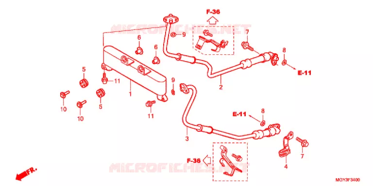 RADIATEUR D'HUILE Honda MOTO 800 CROSSRUNNER 2014  VFR800XD