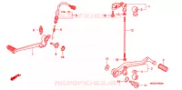 PEDALE pour Honda VFR 1200 DCT de 2013