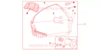 TOP CASE 45L TITANIUM BLADE pour Honda VFR 1200 DCT de 2013