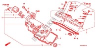 COUVRE CULASSE pour Honda VFR 1200 DCT de 2013