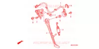 BEQUILLE pour Honda VFR 1200 DCT de 2013