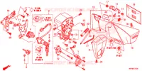 COUVERCLE LATERAL   OUTILS   CONTACTEUR A CLES pour Honda VT 1300 C FURY ABS BLACK de 2013