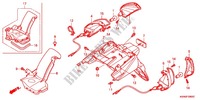 GARDE BOUE ARRIERE   CLIGNOTANT ARRIERE pour Honda PCX 125 de 2014
