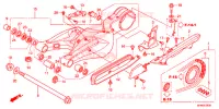 BRAS OSCILLANT pour Honda CB 1000 R ABS RED de 2014