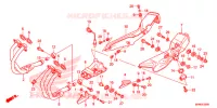 SILENCIEUX D'ECHAPPEMENT pour Honda CB 1000 R ABS RED de 2014