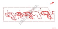 COMPTEUR pour Honda CB 1000 R ABS ROUGE de 2014