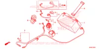 BATTERIE pour Honda CB 1000 R ROUGE SIENNE de 2014