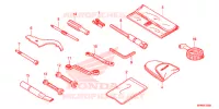 OUTIL pour Honda CB 1000 R ROUGE SIENNE de 2014