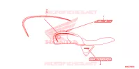 AUTOCOLLANTS pour Honda CB 1100 ABS BLACK de 2014