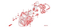 PHARE (1) pour Honda CB 600 F HORNET ABS 34HP de 2010