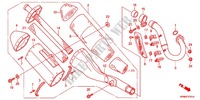 SILENCIEUX D'ECHAPPEMENT (CRF250RB/C/D) pour Honda CRF 250 R de 2011