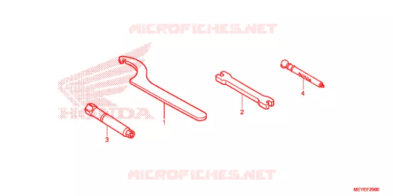 OUTIL Honda MOTO 450 CRF 2015  CRF450XE