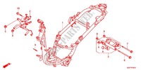CADRE (NSC502WH/T2) pour Honda VISION 50 R REPSOL de 2014