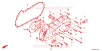 COUVERCLE GAUCHE pour Honda VISION 50 R REPSOL de 2013