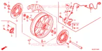 ROUE AVANT pour Honda CBR 1000 RR ABS TRICOLOUR de 2014
