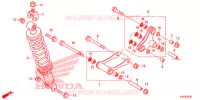 AMORTISSEUR ARRIERE pour Honda CBR 300 ABS HRC TRICOLOR de 2015