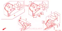 CARENAGES INFERIEUR pour Honda CBR 600 F4i de 2006