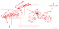 AUTOCOLLANTS pour Honda CRF 250 R de 2015
