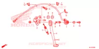BEQUILLE pour Honda CBR 600 RR TRICOLORE de 2014