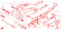 BRAS OSCILLANT pour Honda CBR 600 RR TRICOLORE de 2014