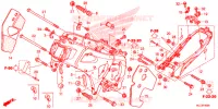 CADRE pour Honda CBR 600 RR TRICOLORE de 2014