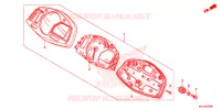 COMPTEUR pour Honda CBR 600 RR TRICOLORE de 2014