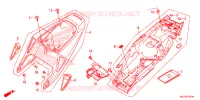 COUVERCLES LATERAUX pour Honda CBR 600 RR TRICOLORE de 2014