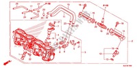 CORPS DE PAPILLON pour Honda CBR 650 F ABS HRC TRICOLOR de 2014