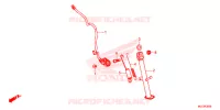 BEQUILLE LATERALE pour Honda CBR 650 F TRICOLOR de 2014