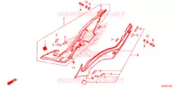 COUVERCLES LATERAUX pour Honda CBR 650 F de 2014