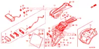 FEU ARRIERE pour Honda CBR 650 F de 2014