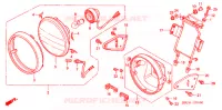 PHARE pour Honda GL 125 Front Disk brake, Casted Wheels de 2003
