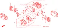 CLIGNOTANT pour Honda GL 125 de 2004