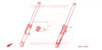 FOURCHE pour Honda GL 125 de 2004