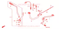PEDALE   KICK pour Honda GL 125 de 2004