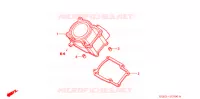 CYLINDRE pour Honda FS 125 SONIC MC de 2001