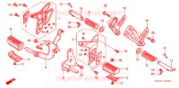 REPOSE PIED (FS1254/5/6/8) pour Honda FS 125 SONIC M de 2006