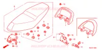 SELLE pour Honda FS 125 SONIC M de 2006