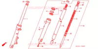 FOURCHE pour Honda FS 125 SONIC M de 2008