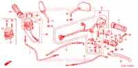 LEVIER DE GUIDON   CABLE   COMMODO pour Honda FS 125 SONIC M de 2008