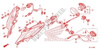 CLIGNOTANT pour Honda NC 750 INTEGRA SPORT de 2014